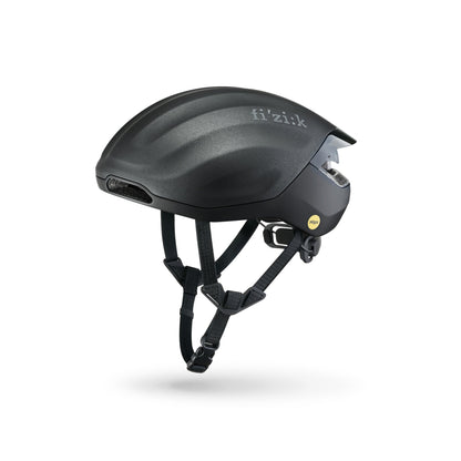 Fizik Kudo - Casco de ciclismo de ruta Aero con Luz roja incluida (Negro)