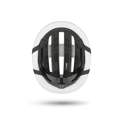 Fizik Kudo - Casco de ciclismo de ruta con Luz roja incluida (Blanco)