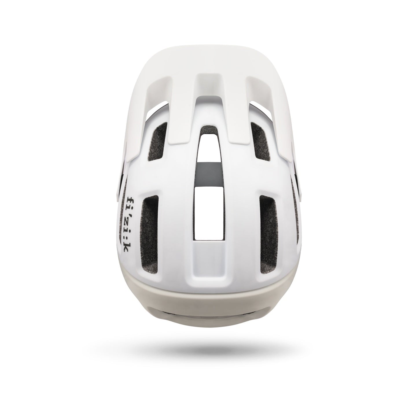 Fizik Kassis - Casco de ciclismo de montaña MTB con Luz roja incluida (Blanco)