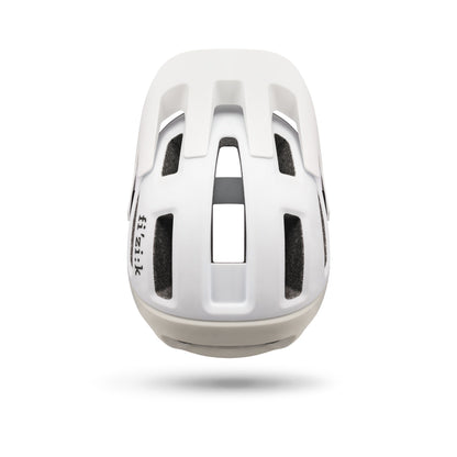 Fizik Kassis - Casco de ciclismo de montaña MTB con Luz roja incluida (Blanco)