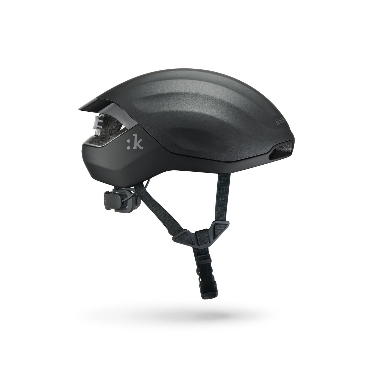 Fizik Kudo - Casco de ciclismo de ruta Aero con Luz roja incluida (Negro)