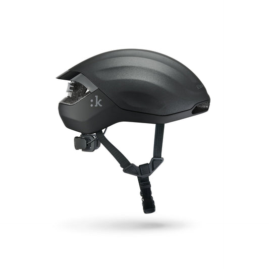 Fizik Kudo - Casco de ciclismo de ruta Aero con Luz roja incluida (Negro)