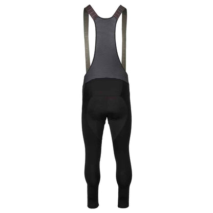 Calza AGU Switch Bibtight vista lateral con tecnología Coldblack reflectante
