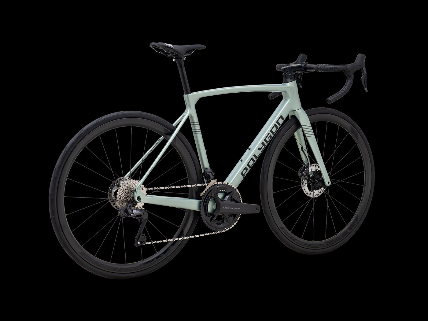Polygon Strattos Carbon S8X - Bicicleta Ruta Escalada Ultegra Di2 12V (Verde)