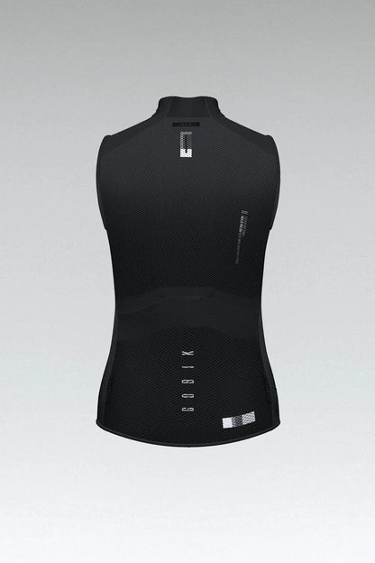 Gobik Plus 2.0 – Cortaviento de ciclismo sin mangas mujer. (negro)