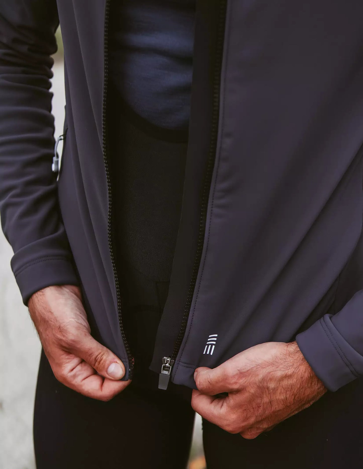 Bicycle Line Nebula – Chaqueta térmica de invierno para ciclismo antracita.