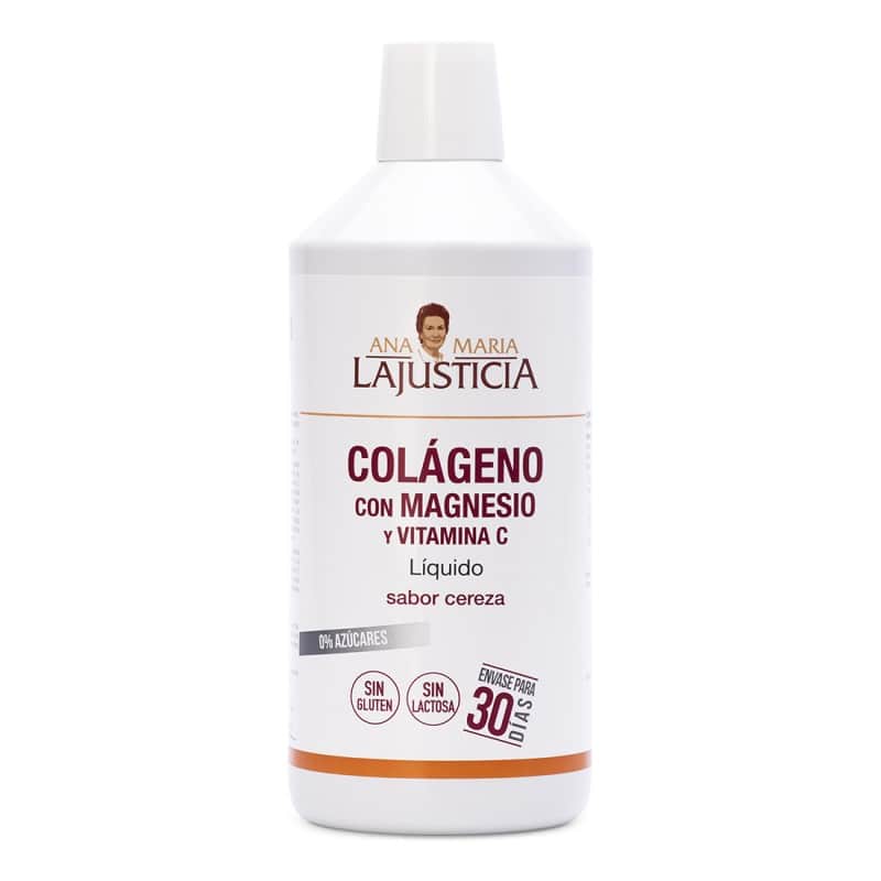Ana Maria Lajusticia COLAGENO CON MAGNESIO + VIT.C Sabor cereza (1L) - Líquido