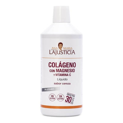 Ana Maria Lajusticia COLAGENO CON MAGNESIO + VIT.C Sabor cereza (1L) - Líquido