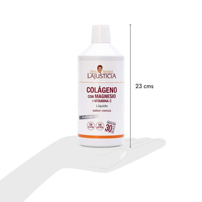 Ana Maria Lajusticia COLAGENO CON MAGNESIO + VIT.C Sabor cereza (1L) - Líquido