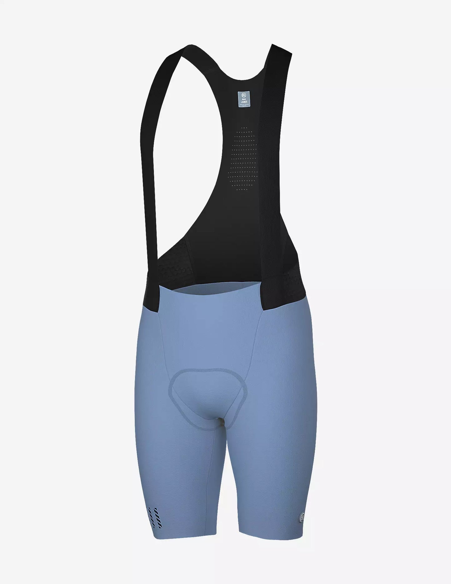 Bicycle Line Zoncolan S4 – Calza con tirantes de ciclismo de ruta para hombre, azul claro.