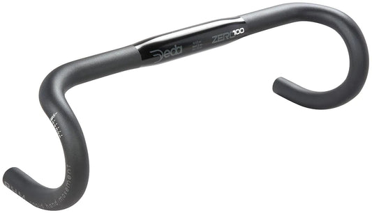 Deda ZERO100 RHM  - Manubrio de ciclismo Ruta Aluminio. Manillar 42 cm Black on Black