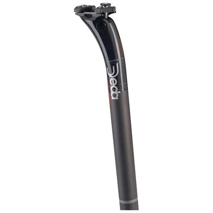 Deda SUPERLEGGERO seatpost - Tubo de sillín de carbono (Tija Diferentes medidas 25 mm y 0 mm setback)