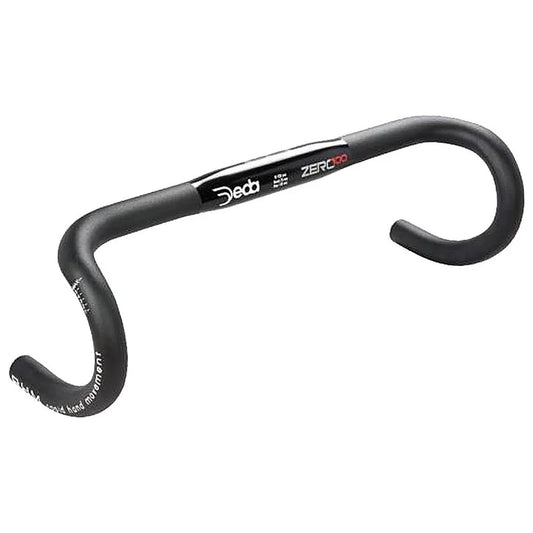 Deda ZERO100 RHM  - Manubrio de ciclismo Ruta Aluminio. Manillar 44 cm Black on Black
