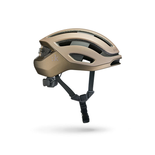 Fizik Kudo - Casco de ciclismo de ruta con Luz roja incluida (Bronce)