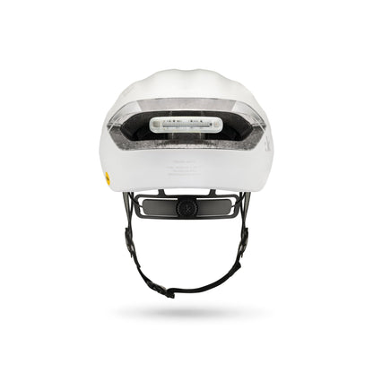 Fizik Kudo - Casco de ciclismo de ruta con Luz roja incluida (Blanco)