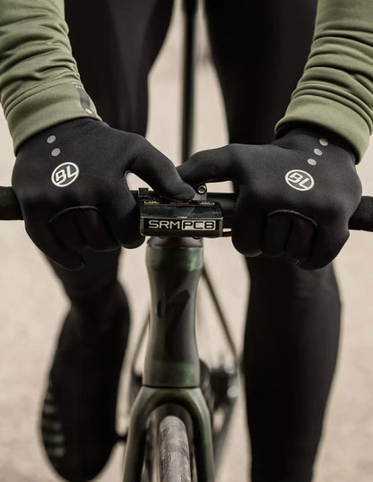 Bicycle Line NEO S2 – Guantes de neopreno para ciclismo de invierno negros.