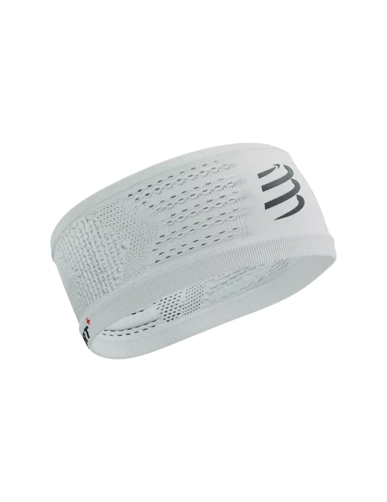 Cintillo anti sudor Headband Compressport On/Off Blanco