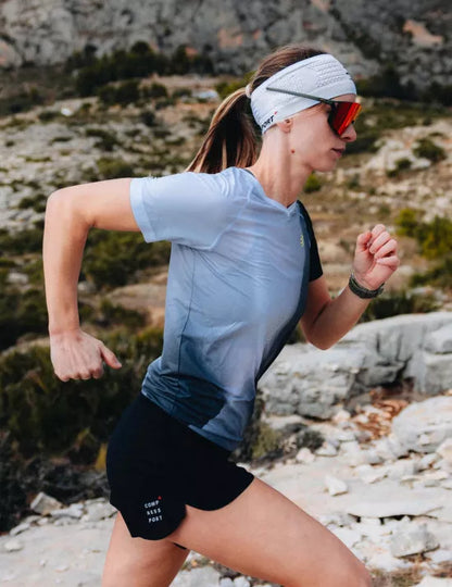 Cintillo anti sudor Headband Compressport On/Off Blanco