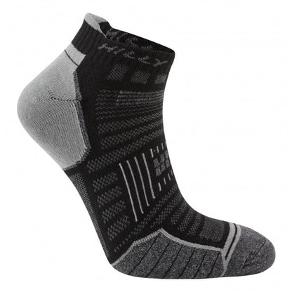 HILLY Twin Skin Socklet – Calcetines de running invisibles de doble capa para hombre