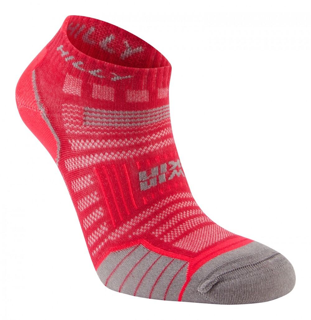 HILLY Twin Skin Socklet – Calcetines de running invisibles de doble capa para mujer