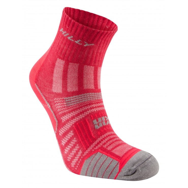 HILLY Twin Skin Anklet – Calcetines de running tobilleros de doble capa