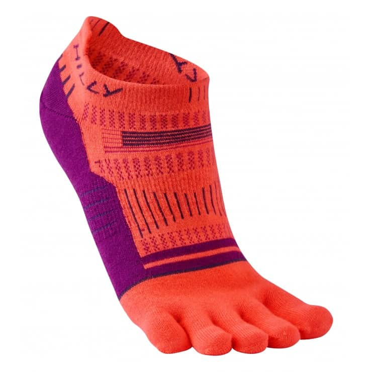 HILLY Toe Socklet – Calcetines de running con dedos para mujer