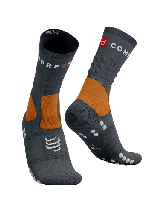Calcetines largos de Trekking Hiking socks Gris Naranjo