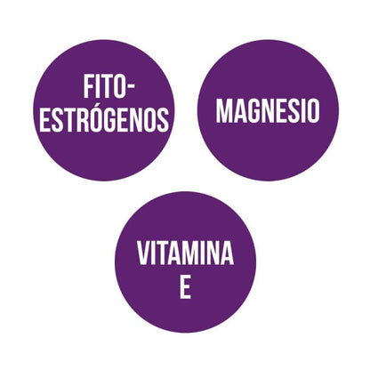 Ana María Lajusticia Isoflavonas con Magnesio + Vitamina E – Apoyo vegetal para la menopausia, el esqueleto y la circulación (30 cápsulas).