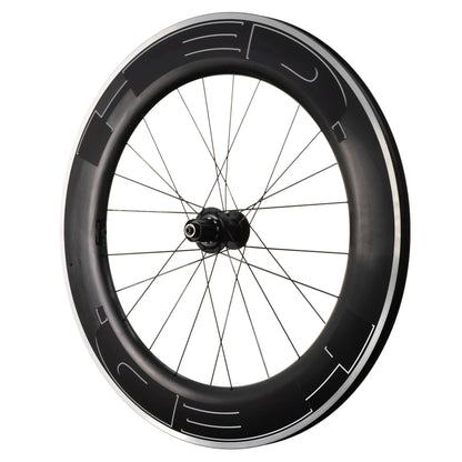 HED Jet RC - Juego de Ruedas de ciclismo Ruta Carbono. Perfiles 40-60-90 (Freno Rim o herradura)