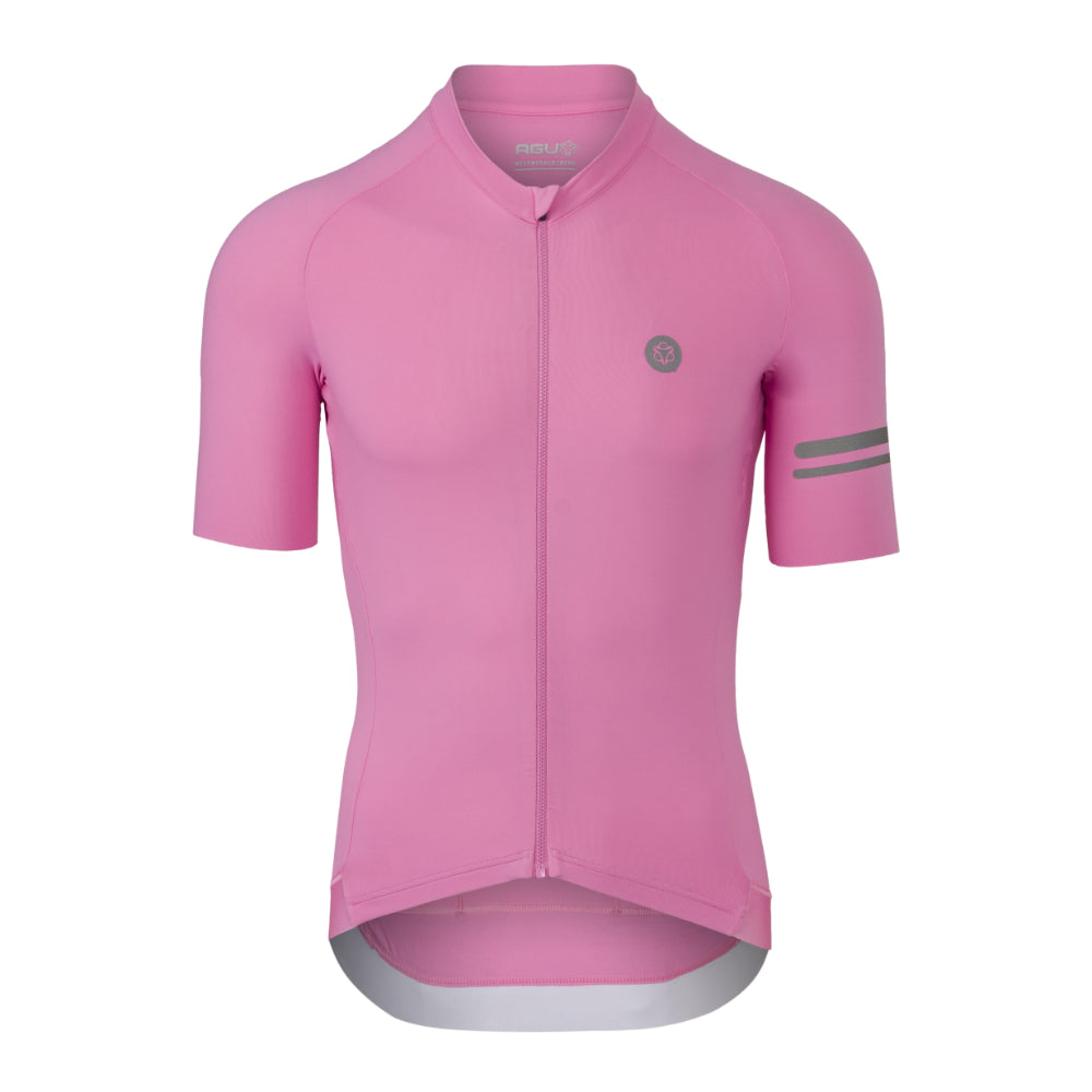 Tricota ciclismo hombre AGU Trend Solid Rosa Kawaii vista frontal