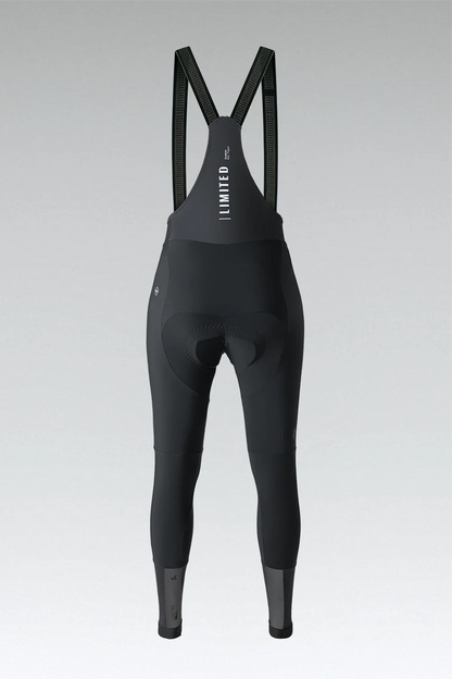 Gobik Culotte Limited 6.0 – Calzas largas de ciclismo para invierno Mujer. Acolchado K9  (color Negro)