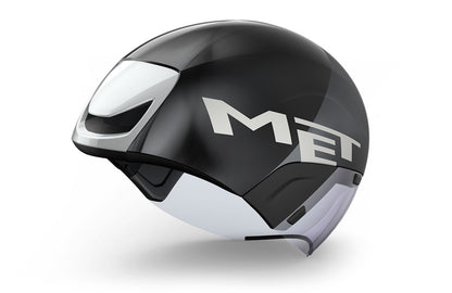 MET Codatronca - Casco Aero de Triatlón contrarreloj (Colores Blanco o Negro)