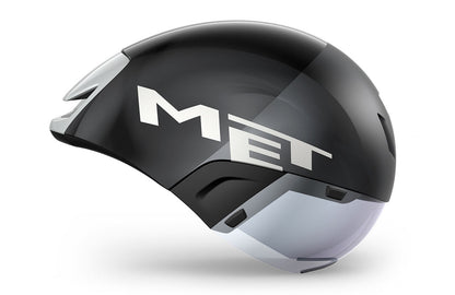 MET Codatronca - Casco Aero de Triatlón contrarreloj (Colores Blanco o Negro)