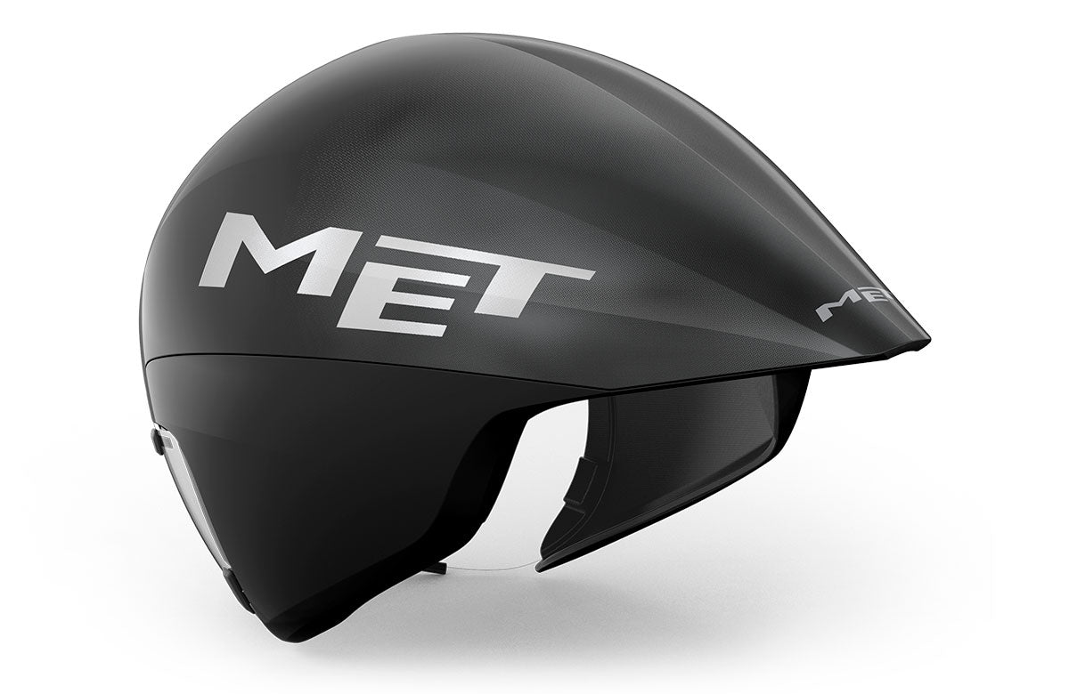 MET Drone Wide Body II TT - Casco aerodinámico de Triatlón o Crono contra reloj