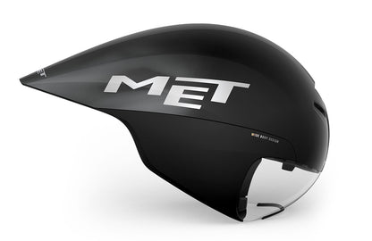MET Drone Wide Body II TT - Casco aerodinámico de Triatlón o Crono contra reloj