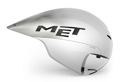 MET Drone Wide Body II TT - Casco aerodinámico de Triatlón o Crono contra reloj