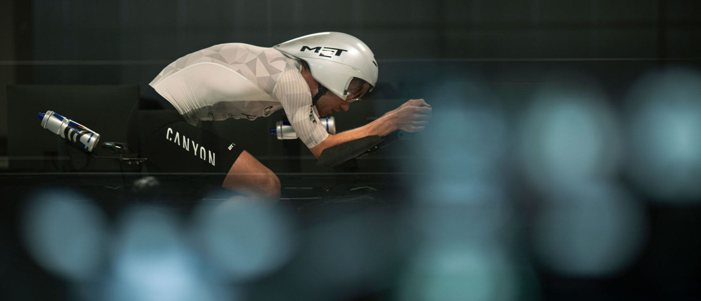 MET Drone Wide Body II TT - Casco aerodinámico de Triatlón o Crono contra reloj
