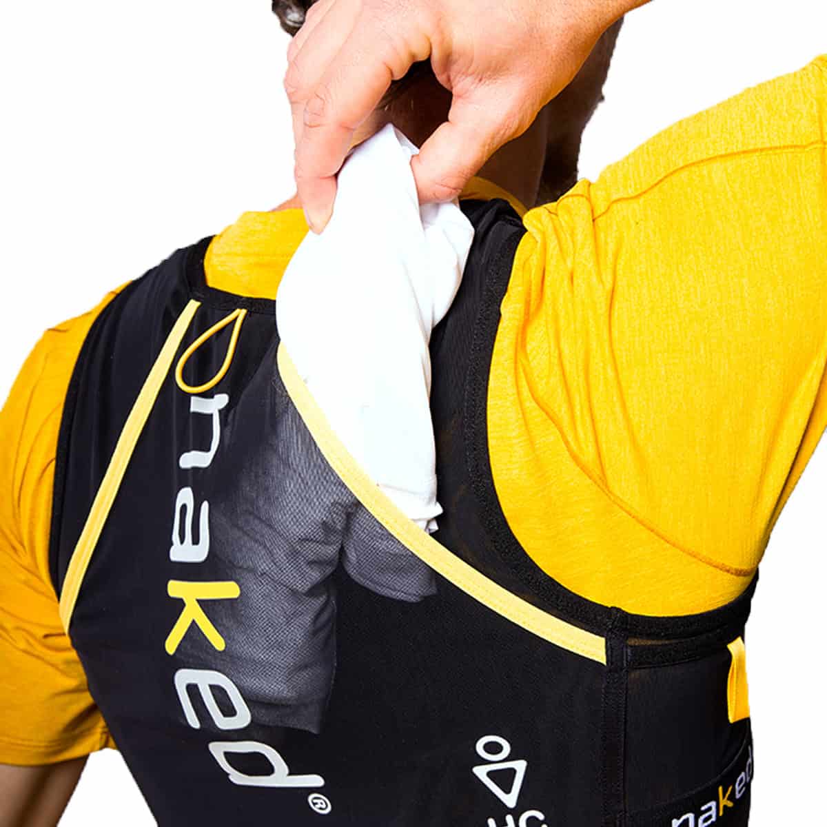 naked HC Running Vest - Chaleco de hidratación de alta capacidad de trail running para hombre.
