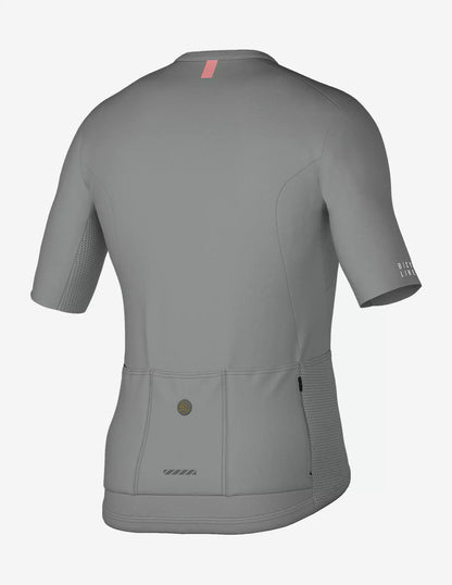 Bicycle Line Ghiaia S5 – Tricota de ciclismo manga corta hombre Gris.