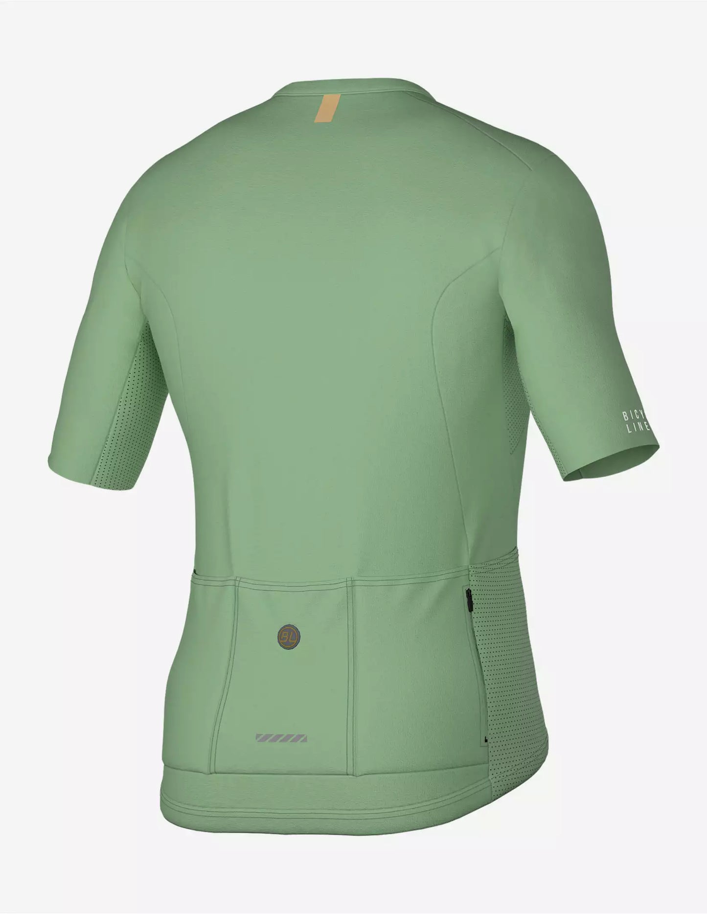 Bicycle Line Ghiaia S5 – Tricota de ciclismo manga corta hombre Fair Green.