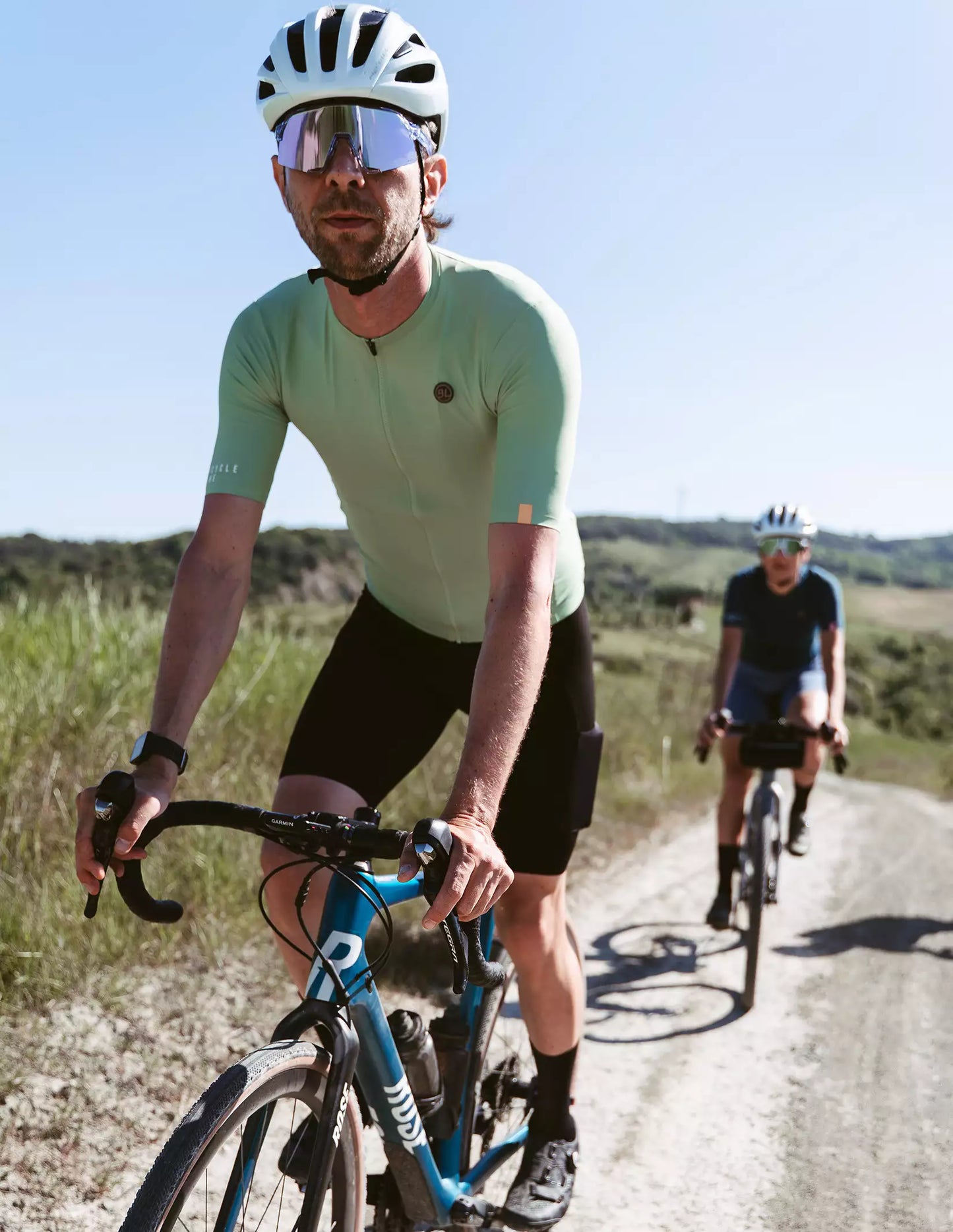 Bicycle Line Ghiaia S5 – Tricota de ciclismo manga corta hombre Fair Green.