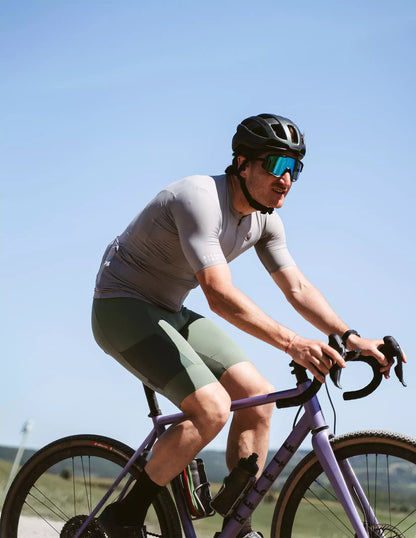 Bicycle Line Ghiaia S5 – Tricota de ciclismo manga corta hombre Gris.
