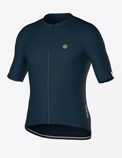 Bicycle Line Ghiaia S5 – Tricota de ciclismo manga corta hombre Azul Medio.