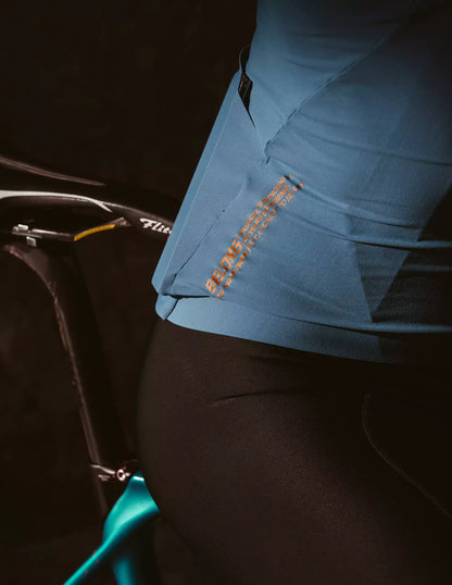 Bicycle Line Popolarissima S5 – Tricota de ciclismo de ruta para hombre, Moonlight Blue.