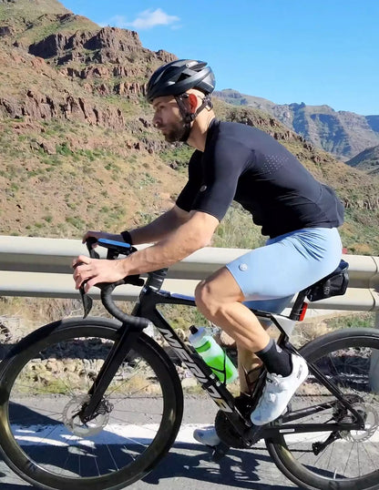 Bicycle Line Popolarissima S5 – Tricota de ciclismo de ruta para hombre, negra.