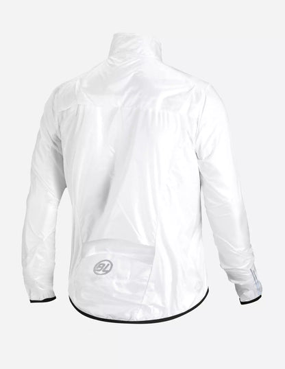 Bicycle Line Stelvio – Chaqueta cortavientos de ciclismo para mujer blanca.