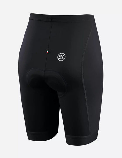 Bicycle Line Liegi – Calza corta de ciclismo sin tirantes para hombre, negra.