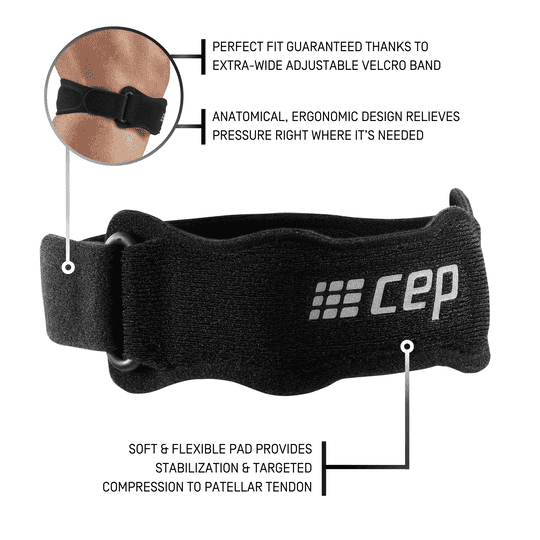 CEP Patella Strap – Correa de rodilla de compresión con soporte medio