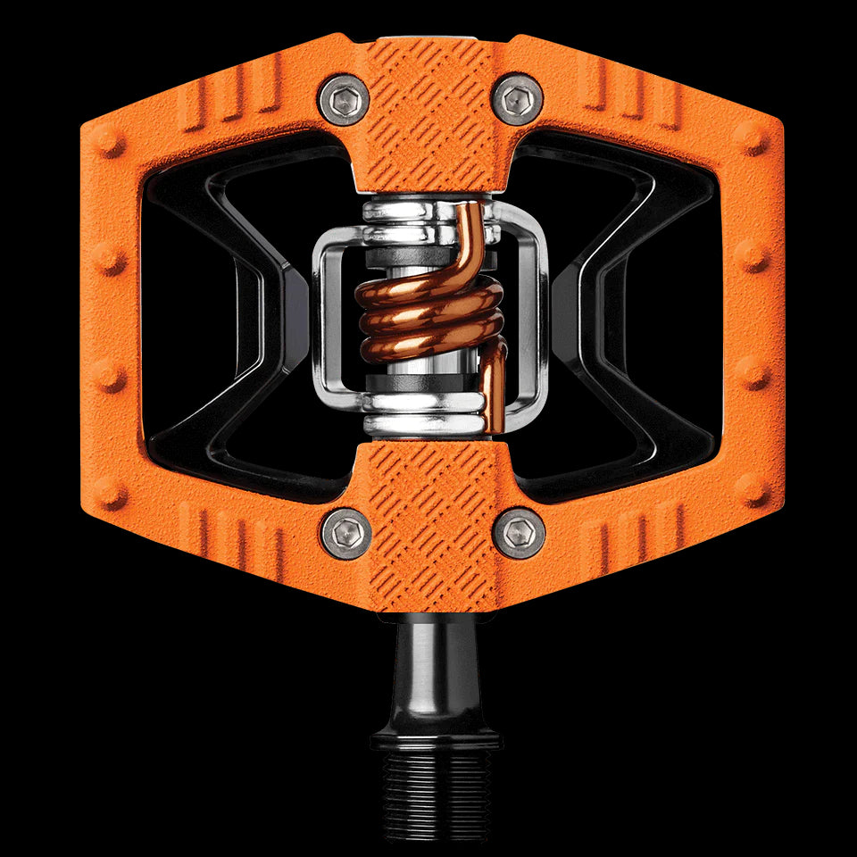 Crankbrothers Double Shot 2 - Pedales de ciclismo MTB. Mitad plano, mitad clip