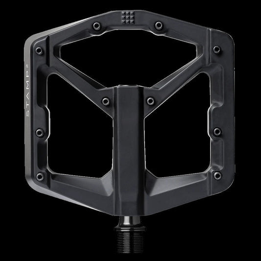 Crankbrothers Stamp 2 Black V2 - Pedales planos de MTB